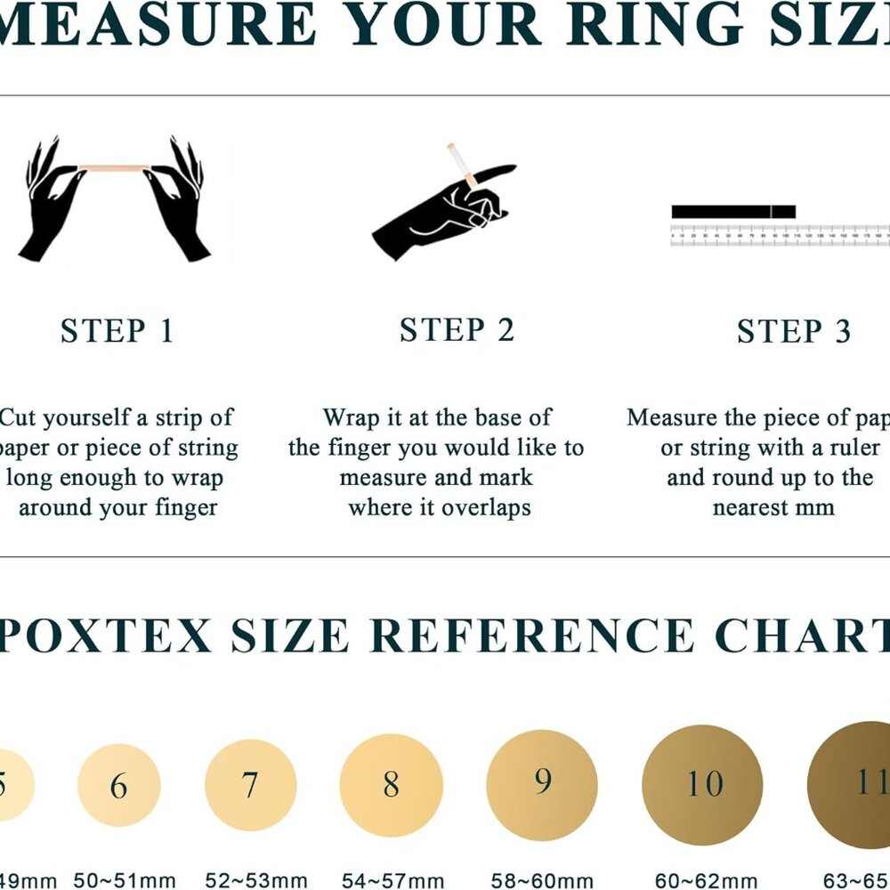 Versatile Stackable Gold Rings - 14k Plated Weddi… - image 5